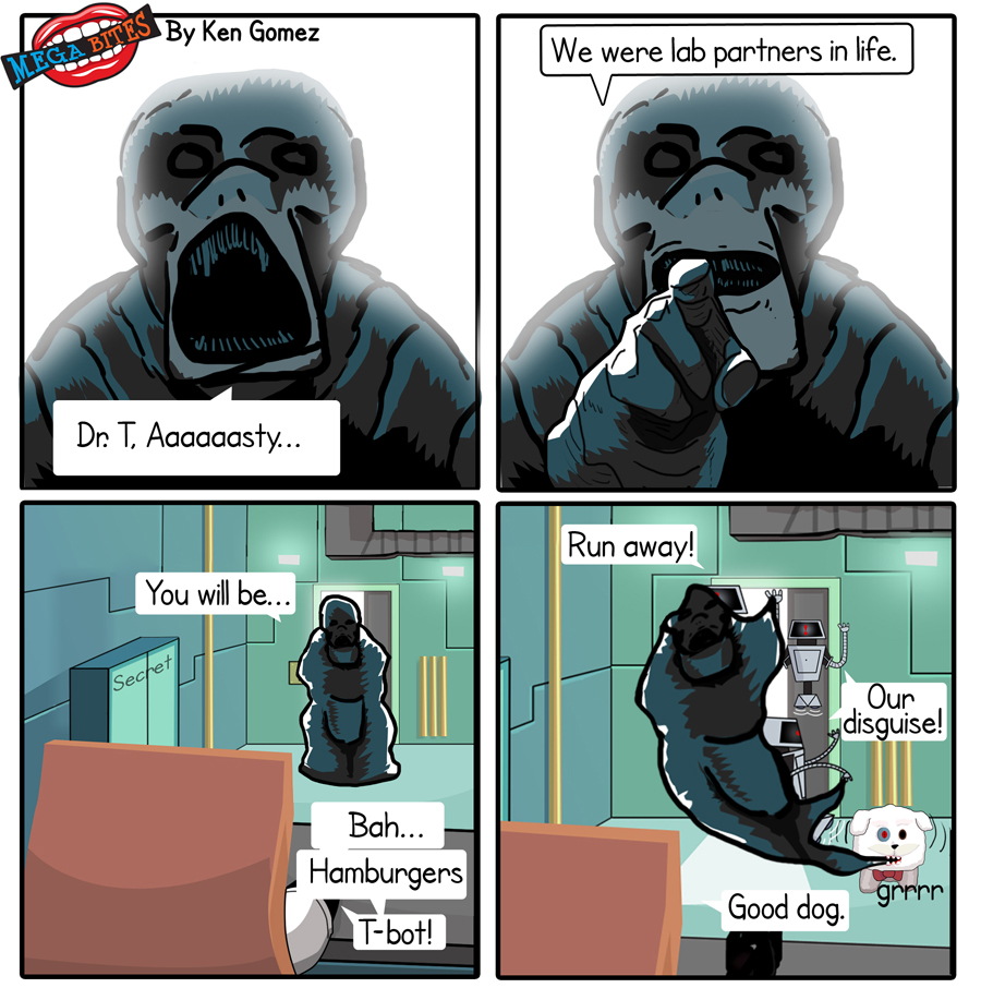 Kenneth Gomez Art Professional illustration and design MegeBites Comic